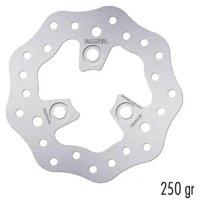 Immagine prodotto di Disco freno Galfer DF107W1 WAVE®, modello racing rigido posteriore, 155x3mm, per Ohvale GP-0