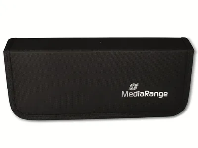 Produktbild von MediaRange BOX99, 5 Karten, SD, SDHC, SDXC, Nylon, Schwarz, Sturzsicher, Schmutzabweisend, 256 mm