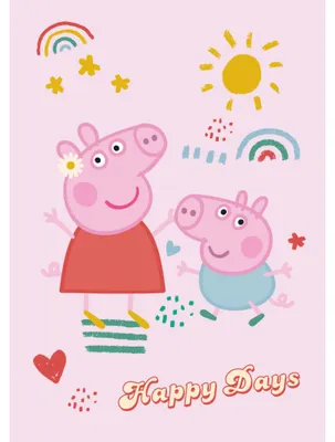 Productafbeelding van BrandMac roze kinderdeken Peppa Pig