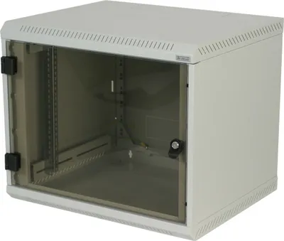 Image de Triton RBA-06-AS4-CAX-A1 Armoire murale 19" 6U, Triton RBA-06-AS4-CAX-A1, 600x395, monobloc, porte vitrée, gris clair
