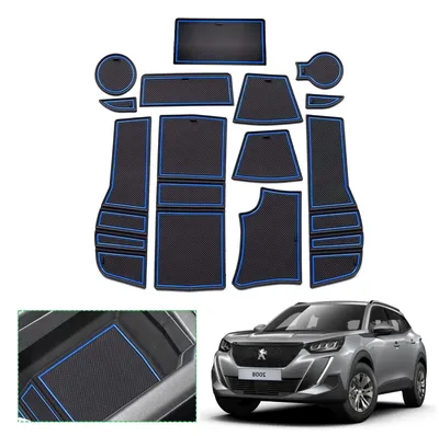 Immagine prodotto di Tappetino antiscivolo in gomma per Peugeot 2008 e-2008, modelli dal 2020 al 2025