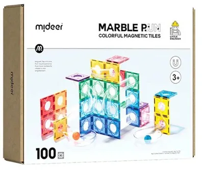 Produktbild von Mideer Farbige magnetische Kugelbahn 100Stück
