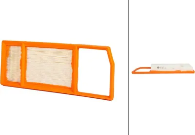 Produktbild von Luftfilter-Einsatz 346 x 133 mm HELLA passend für u.a. FIAT 500
