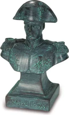 Produktbild von Büste Napoleon bronze-patina mit Schulterklappen