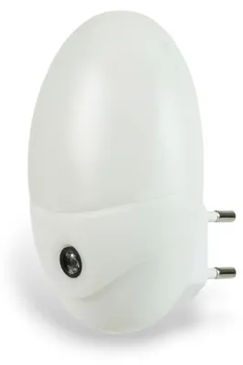 Immagine prodotto di Lampada a led notturna con sensore crepuscolare e presa a muro
