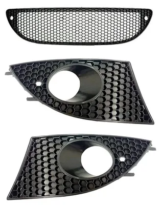 Produktbild von SET Lüftungsgitter GRILL GITTER Stoßstange vorne Für SEAT TOLEDO 2004 - 2009 SEAT ALTEA 2004 - 2009