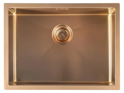 Immagine prodotto di Lavello ZENITH in acciaio inox 60x45cm, rame opaco