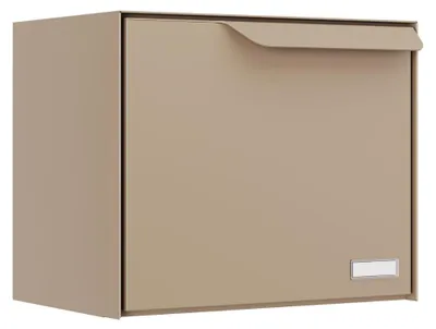 Produktbild von Wandbriefkasten Amsterdam mit Paketfach in Beige