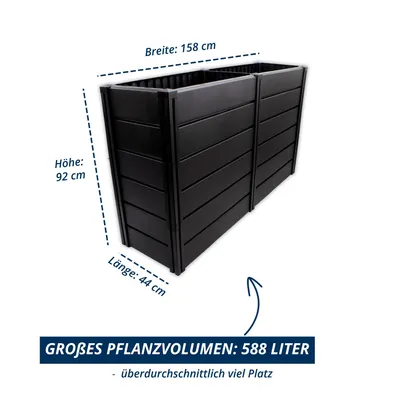 Produktbild von KHW-Hochbeet Demeter XXL-schmal 588 L