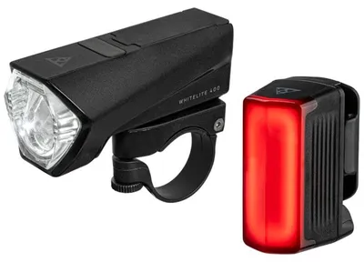 Obrázek produktu pro Světla Topeak Powerlite Combo 400/30 sada přední a zadní integrované akumulátory Liamp;8209;Ion 1800 a 360 mAh černá TMS117