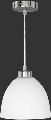 Zdjęcie produktu dla Lampa wisząca DALLAS srebrno-biała 1xE27x60W szkło wym:157x20x20cm IP20 RL