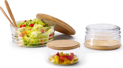 Imagen del producto de CONTINENTA, campana/recipiente para queso, de 2 piezas, diámetro 26,5 x 13 cm, código: 4017167329604