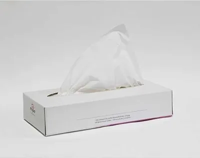 Produktbild von Kosmetiktücher 20 cm x 21 cm hochweiss "akito" 2-lagig
