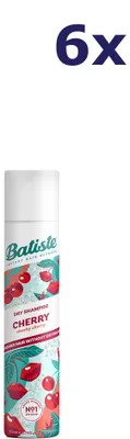Productafbeelding van 6x Batiste droogshampoo, 200 ml, kersengeur