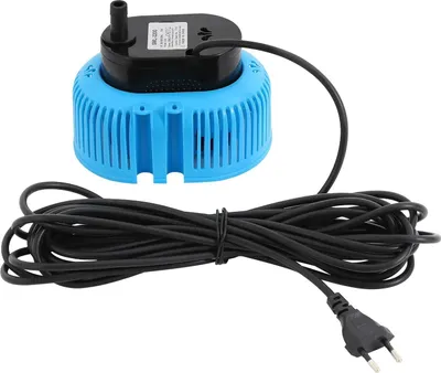 Produktbild von Poolabdeckungspumpe - Tauchpumpe zur Entwässerung - 75 W, 3000 l/h, Förderhöhe 3,2 m, IPX8, 220–240 V EU‑Stecker - Blau/Schwarz