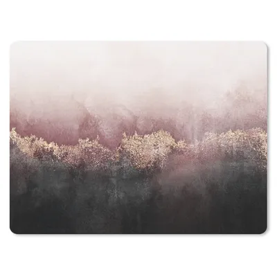 Produktbild von MuchoWow® Mauspad Mousepad Glitter - Gold - Abstrakt 23x19 cm - Mousepads - Maus Mat - Pad - Mausunterlage - Schreibtischunterlage - Mauspad