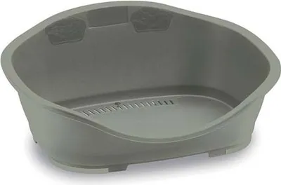 Obrázok produktu pre STEFANPLAST GREEN LINE SLEEPER 3 sivá 80,5x55x32cm plastové ležadlo pre psov 98% z recyklovaného plastu, 98600