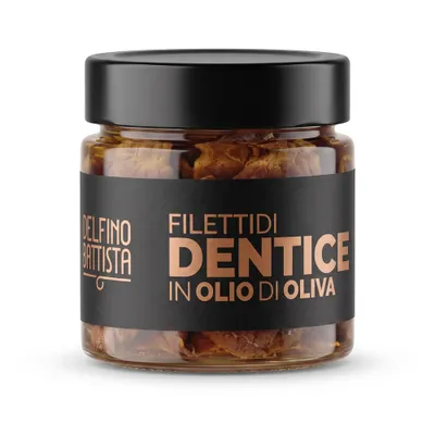 Produktbild von Zahnbrassenfilets in Olivenöl, 200 g (Filetti di Dentice)