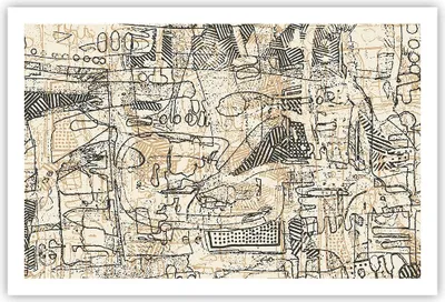 Produktbild von Poster - Poster ohne Rahmen - Graffiti Kritzeleien Zeichnen - 91,5x61 cm - Wand Bild - Wanddeko - Wandbilder - Kunstposter - Wandposter - Bilder - Kunstdruck - Wanddekoration - P2XAA91x61-5047