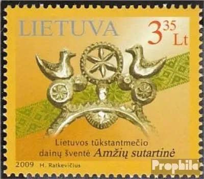 Produktbild von Briefmarken Litauen 2009 Mi 1011 (kompl.Ausg.) postfrisch Sängerfest