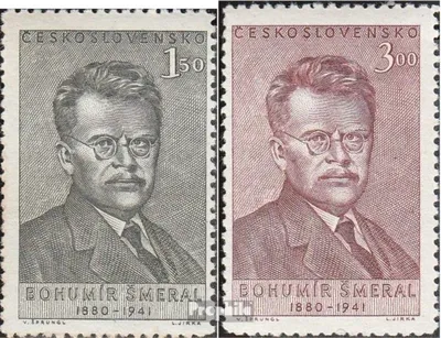 Produktbild von Briefmarken Tschechoslowakei 1951 Mi 669-670 (kompl.Ausg.) postfrisch Smeral