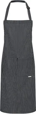Obrázok produktu pre Karlowsky LS11 | Zástera Carlo - 70 x 90 cm - pranie do 40 °C - farba: čierna (približne Pantone Black 6 C) - rozmer: 70 x 90 cm