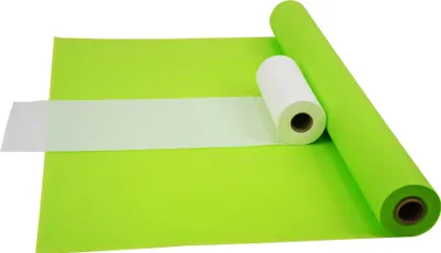Produktbild von Sensalux Kombi-Set 1 Tischdeckenrolle 1m x 25m apfelgrün + Tischläufer 30cm weiß