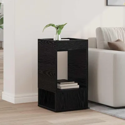 Produktbild von Möbel Beistelltisch Wohnzimmer - elegante Design - Sofatisch/Couchtisch - Schwarz Eichen-Optik 30x30x56cm - Konsolentische NEU8565758