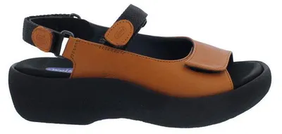 Produktbild von Wolky Sandale Jewel 0320434-550, Glattleder, Orange, Fußbett zum Wechseln 41