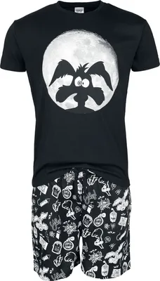 Produktbild von Looney Tunes Schlafanzug Herren Coyote Moonlight multicolor S