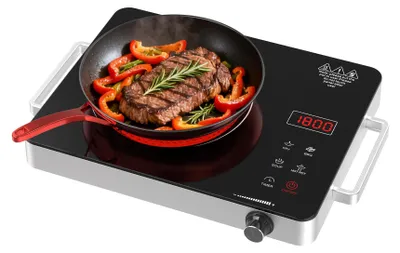 Keramik-Kochplatte 2000 W, 1 Kochzone, 36 cm, tragbar