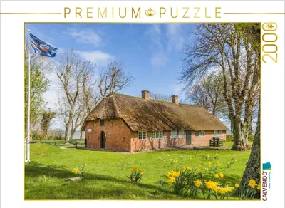 Produktbild von CALVENDO Puzzle Altfriesisches Haus in Keitum auf Sylt 2000 Teile Puzzle quer | 2000 Teile Lege-Größe 90x67cm Foto-Puzzle für glückliche Stunden