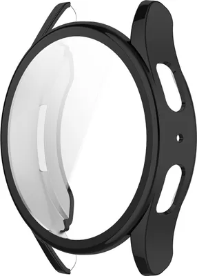 Produktbild von Hülle für Samsung Galaxy Watch 7 44MM, vollständige Abdeckung, weiche TPU-Schutzhülle, Farbe:Schwarz