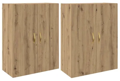 Produktbild von Wandschrank 2 pcs Artisan-Eiche 69,5 x 34 x 90 cm Holzwerkstoff