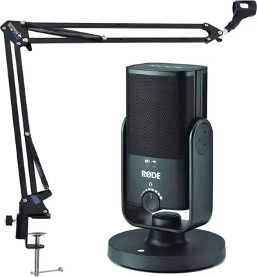 Zdjęcie produktu dla Rode NT-USB MINI USB Microphone mit NB35 BK Gelenkarm