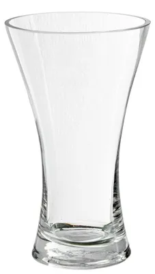 Tischvase aus Glas, transparent, 8,5 x 8,5 x 20 cm