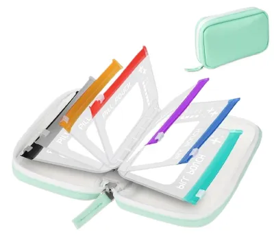 Produktbild von Wasserdichte Reisepillenbeutel für Tablettenorganizer