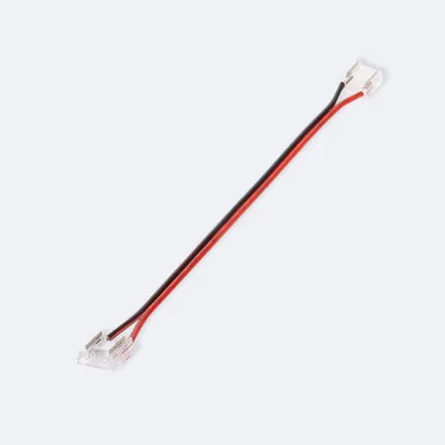 Produktbild von LED Streifenverbinder 12/24V DC SMD und COB IP20 Breite 8mm doppelt mit Kabel 8 mm - 6 A