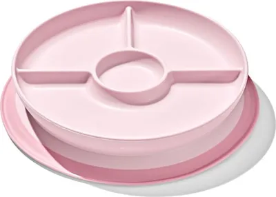 Produktbild von Oxo Tot Stick & Stay Teller Mit 3 Fächern - Blossom | Kinderteller