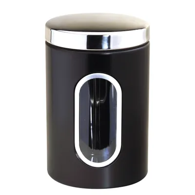 Produktbild von MICHELINO Edelstahl Vorratsdose 1,5 L Schwarz