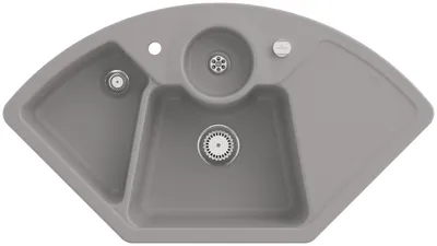 Produktbild von Villeroy & Boch Keramikspüle 670802KD, Solo Eck Eckspüle - inkl.