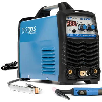 Produktbild von TIG-200R WIG Schweißgerät DC mit Digitalanzeige MMA E-Hand HF Zündung 200 Amper