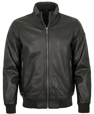 Produktbild von Bugatti - Herren Echtleder Lederjacke Lammnappa Blouson schwarz