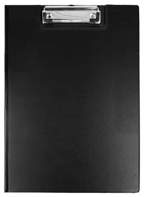 Produktbild von Klemmbrett-Mappe A4 schwarz Kunststoff Westcott E-17104, Schreibunterlage