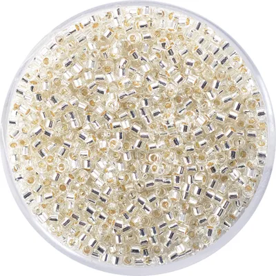Produktbild von Delica-Rocailles, Ø 2 mm Kristall
