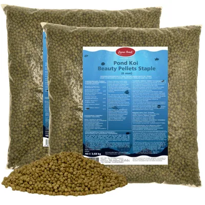 Produktbild von 2 x 10 Liter (7,36 kg) Lyra Pond® Pond Koi Beauty Pellets Staple Fischfutter Teichfutter