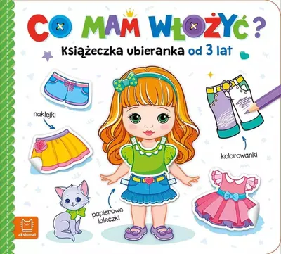 Obrázok produktu pre Co mam włożyć? Książeczka ubieranka dla dzieci