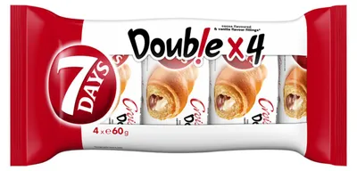 Immagine prodotto di 7Days croissant con crema al cacao e vaniglia 240g