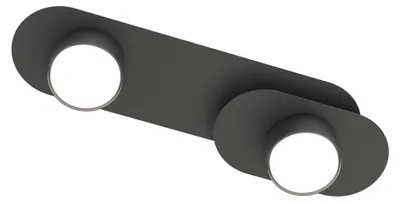 Immagine prodotto di Faretto STILO in acciaio nero opaco