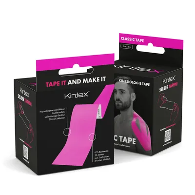 Produktbild von Kintex Kinesiologie Tape Classic 5 cm x 5 m Pink